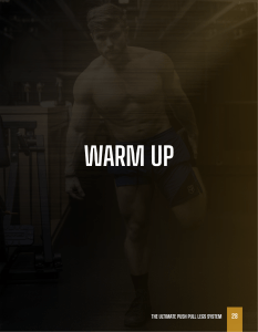 Ultimate Push Pull Legs System: Warm-Up & Phase 1 Workout Guide