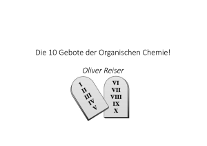 10 Gebote der Organischen Chemie