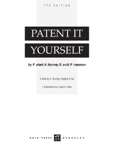 Patent It Yourself: A Step-by-Step Guide
