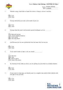 Safe Driving Exam - SS1078IE