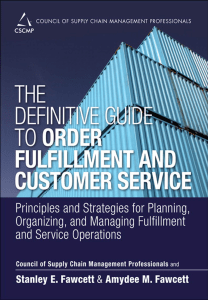 Order Fulfillment & Customer Service: Principles & Strategies Guide