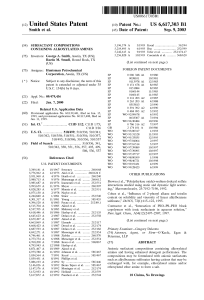 US Patent: Alkoxylated Amine Surfactant Compositions for Detergents