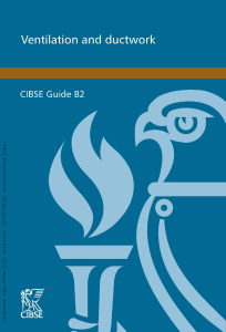 CIBSE Guide B2: Ventilation & Ductwork Design for HVAC Systems