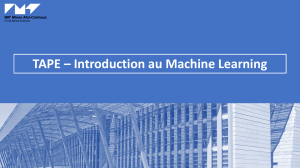 TAPE &ndash; Introduction au Machine Learning | IMT Mines Albi-Carmaux