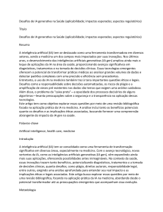 Desafios da IA Generativa na Sa&uacute;de