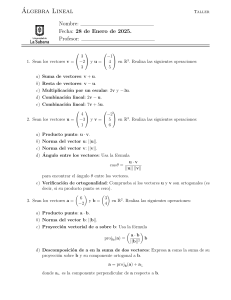 Talleres de Algebra
