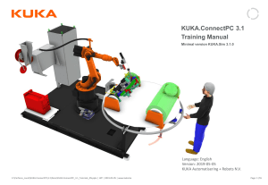 KUKA.ConnectPC 3.1 Training Manual