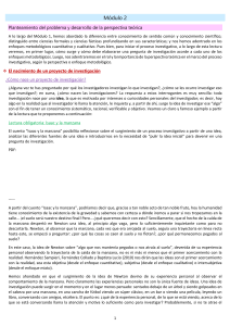 Planteamiento del Problema y Perspectiva Te&oacute;rica