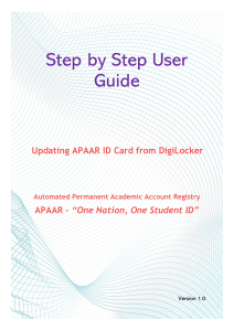 Update APAAR ID Card: DigiLocker User Guide
