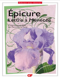 Epicure Lettre &agrave; M&eacute;n&eacute;c&eacute;e