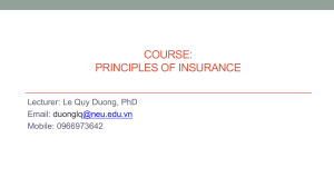 Principles of Insurance: Private Industry Overview