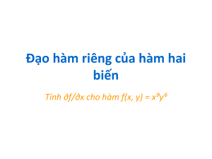 C&aacute;lculo de la Derivada Parcial: f(x, y) = x⁹y⁶