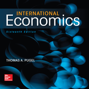 International Economics Textbook, 16th Edition