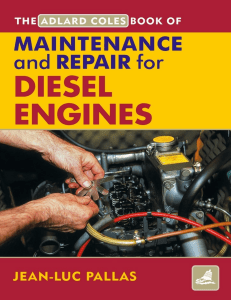 Diesel Engine Maintenance & Repair Manual for Boats | Adlard Coles