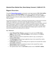 Mustard Flour Market Size, Share & Forecast to 2034