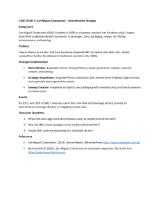 San Miguel Corp: Diversification Strategy Case Study