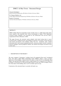 DMCC Al Mas Tower: Structural Design Analysis