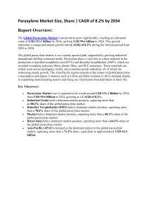 Global Paraxylene Industry Outlook | Investment Opportunities