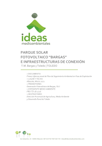 Informe de Seguimiento Ambiental Parque Solar Bargas