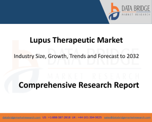 Lupus Therapeutic Market: Size, Growth, Trends to 2032