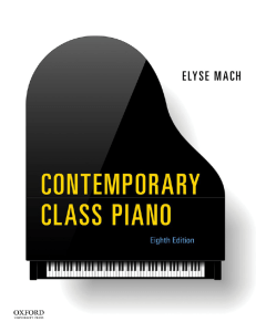 Contemporary Class Piano: Eighth Edition by Elyse Mach - Music Textbook
