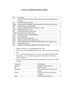 Linux Fundamentals: File System & Basic Commands