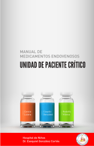 manual de medicamentos endovenosos en pediatria