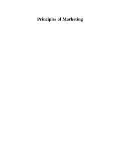 Principles of Marketing Textbook