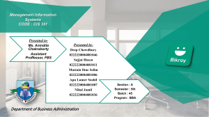 Bikroy.com E-commerce Analysis: MIS Case Study & Business Models