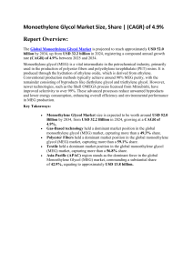 Monoethylene Glycol Market by Applications: Forecast 2025–2034
