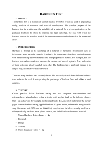 Hardness Test: Principles, Methods & Applications in Materials Science