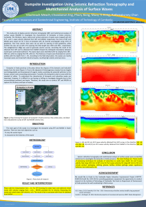 Dumpsite Investigation: Seismic Refraction Tomography & MASW in Kratie