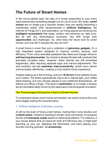 The Future of Smart Homes: AI, IoT, & Automation Explained