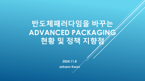 Advanced Semiconductor Packaging Trends & Policy