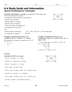 Rectangles: Properties & Proofs - Geometry Study Guide