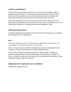 Agricultura en Puerto Rico: Propuesta de App