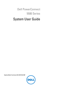 Dell PowerConnect 5500 Series System User Guide