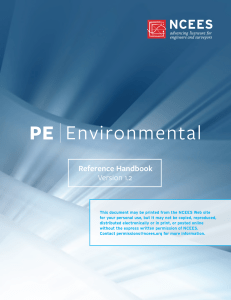 PE Environmental Reference Handbook v1.2 - NCEES Exam Resource