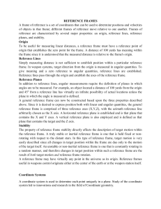 Reference Frames & Coordinate Systems: Physics & Math Concepts
