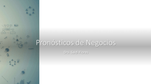 An&aacute;lisis de Regresi&oacute;n para Pron&oacute;sticos de Negocios