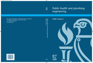 CIBSE Guide G: Public Health and Plumbing Engineering Handbook
