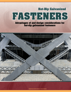 Hot-Dip Galvanized Fasteners: Advantages & Design