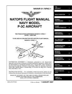 P-3C Aircraft NATOPS Flight Manual | NAVAIR 01-75PAC-1