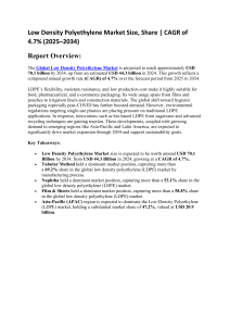 Global LDPE Outlook | Market Forces and Future Demand