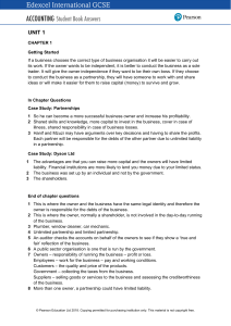 Accounting Student Book Answers - Edexcel IGCSE