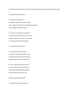 Educational Psychology: Human-Machine Symbiotic Learning 2045 Vision