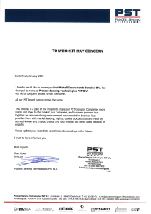 PST Announcement (Change of Name) 202301