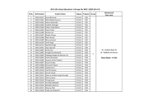 Value Education-1 Student Groups M25 (2025-26 A.Y) - OC3.101