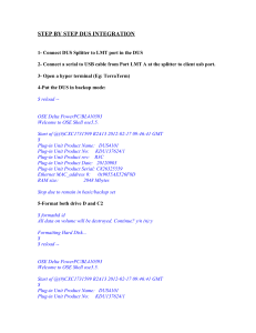 DUS Integration: Step-by-Step Guide