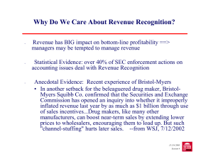 Revenue Recognition: Accounting Principles & Analysis
